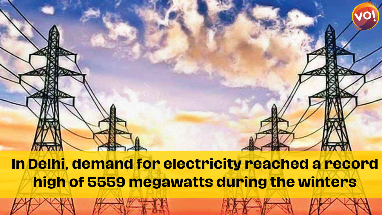 In Delhi, demand for electricity reached a record high of 5559 megawatts during the winters