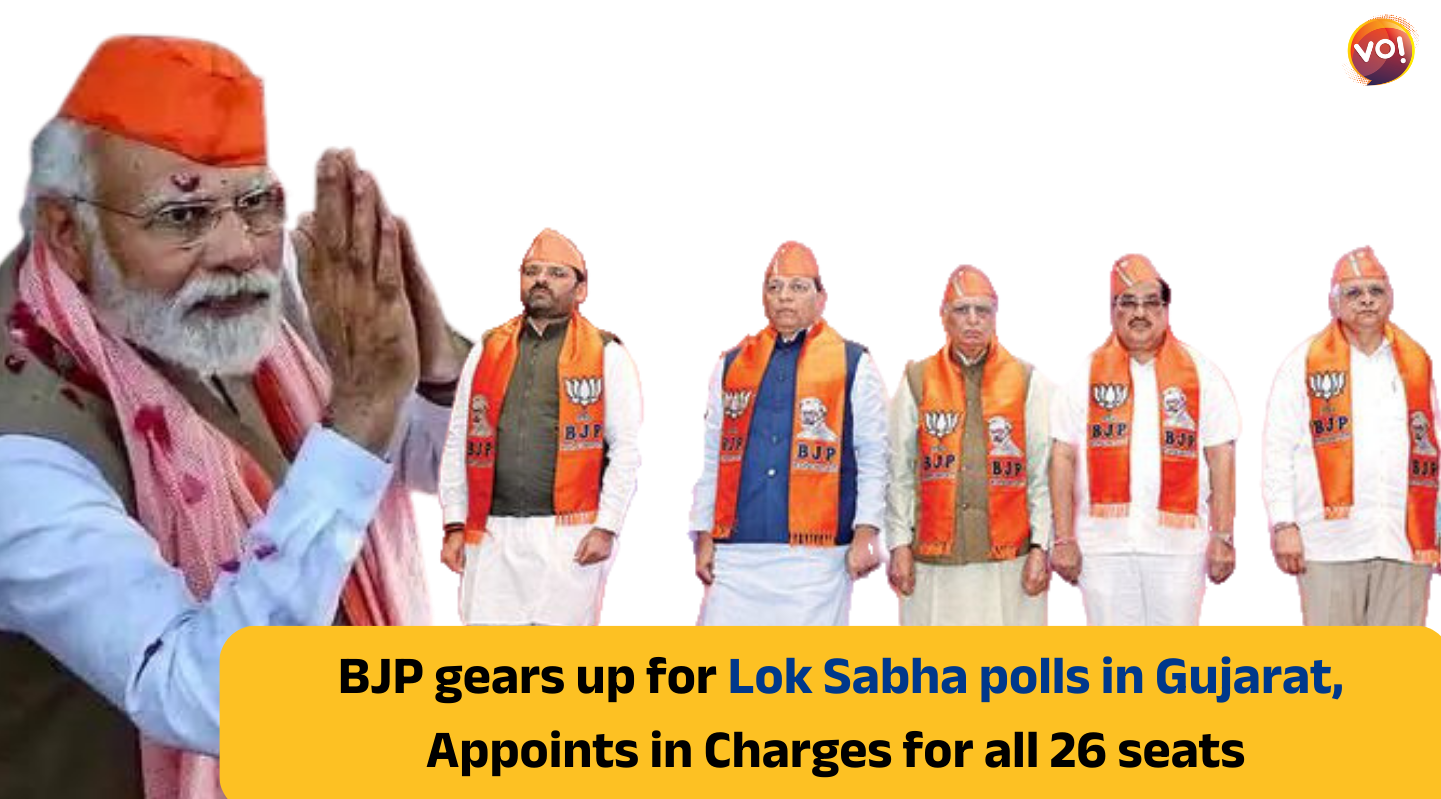 BJP gears up for Lok Sabha polls in Gujarat, appoints incharges for all 26 seats